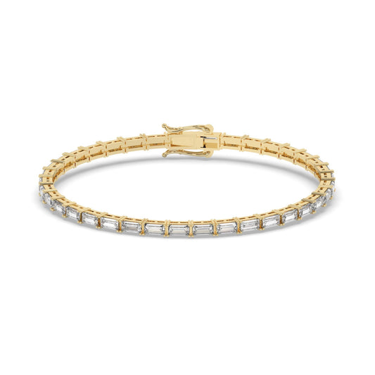 Baguette Diamond Tennis Bracelet