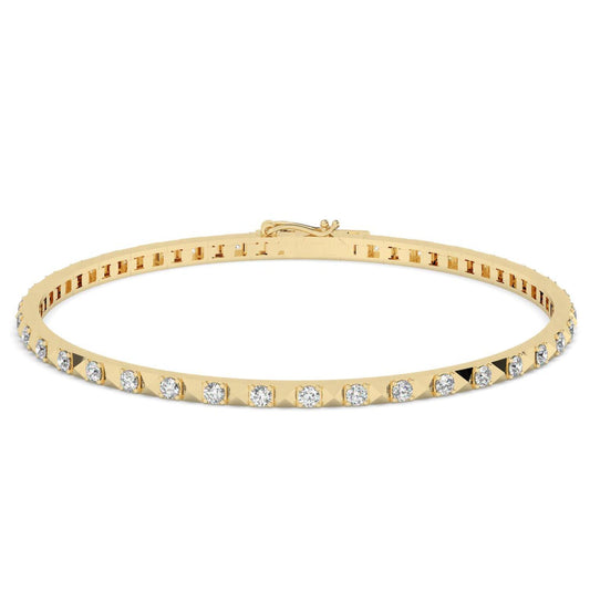 Pyramid Tennis Bracelet