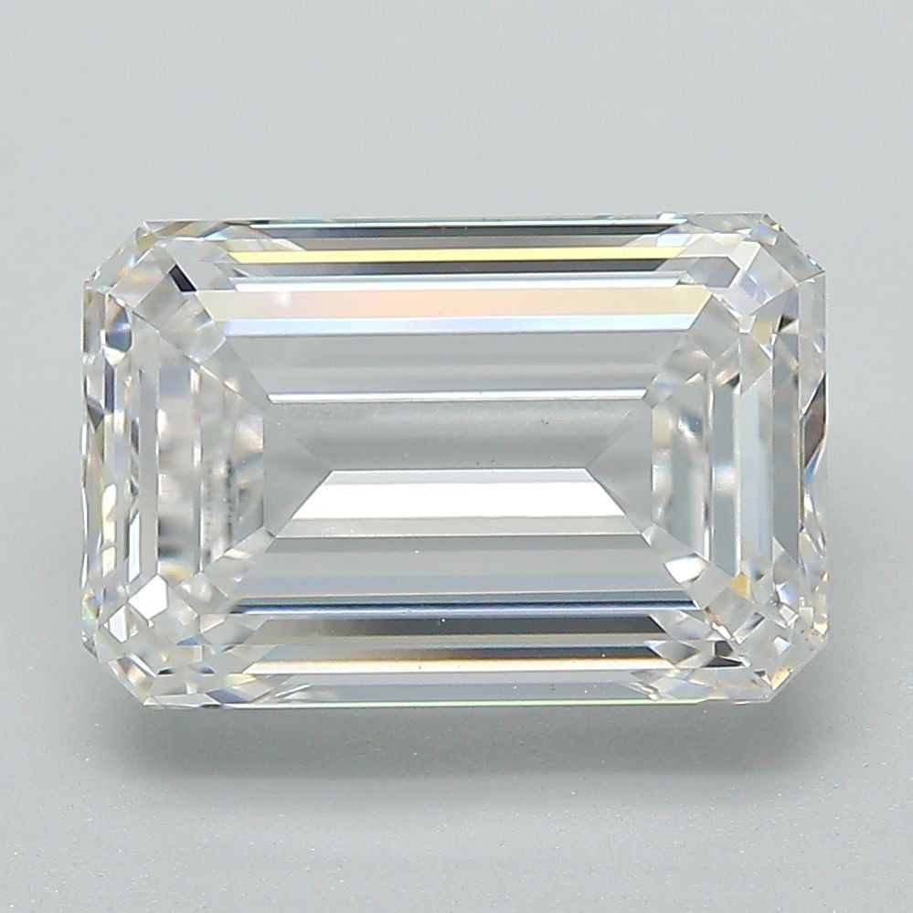 5.07 Carat Emerald Shaped F - VS1 Clarity IGI Certified Lab Grown Diamond
