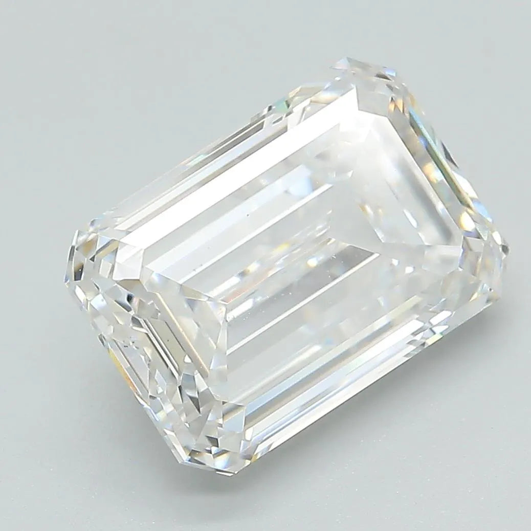 5.11 Carat Emerald Shaped E - VS1 Clarity IGI Certified Lab Grown Diamond