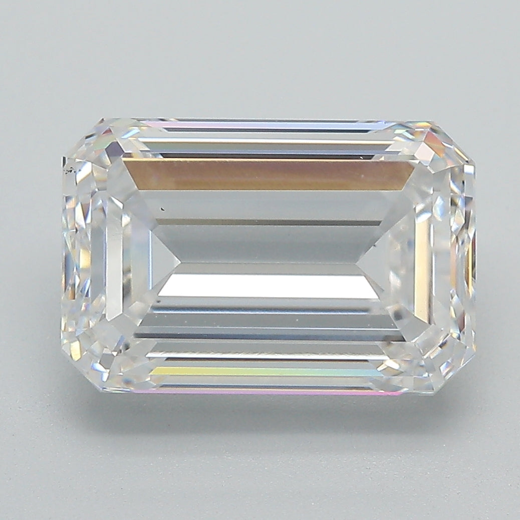 5 Carat Emerald Shaped F - VS1 Clarity IGI Certified Lab Grown Diamond