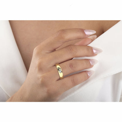 Marquise Diamond Wedding Band