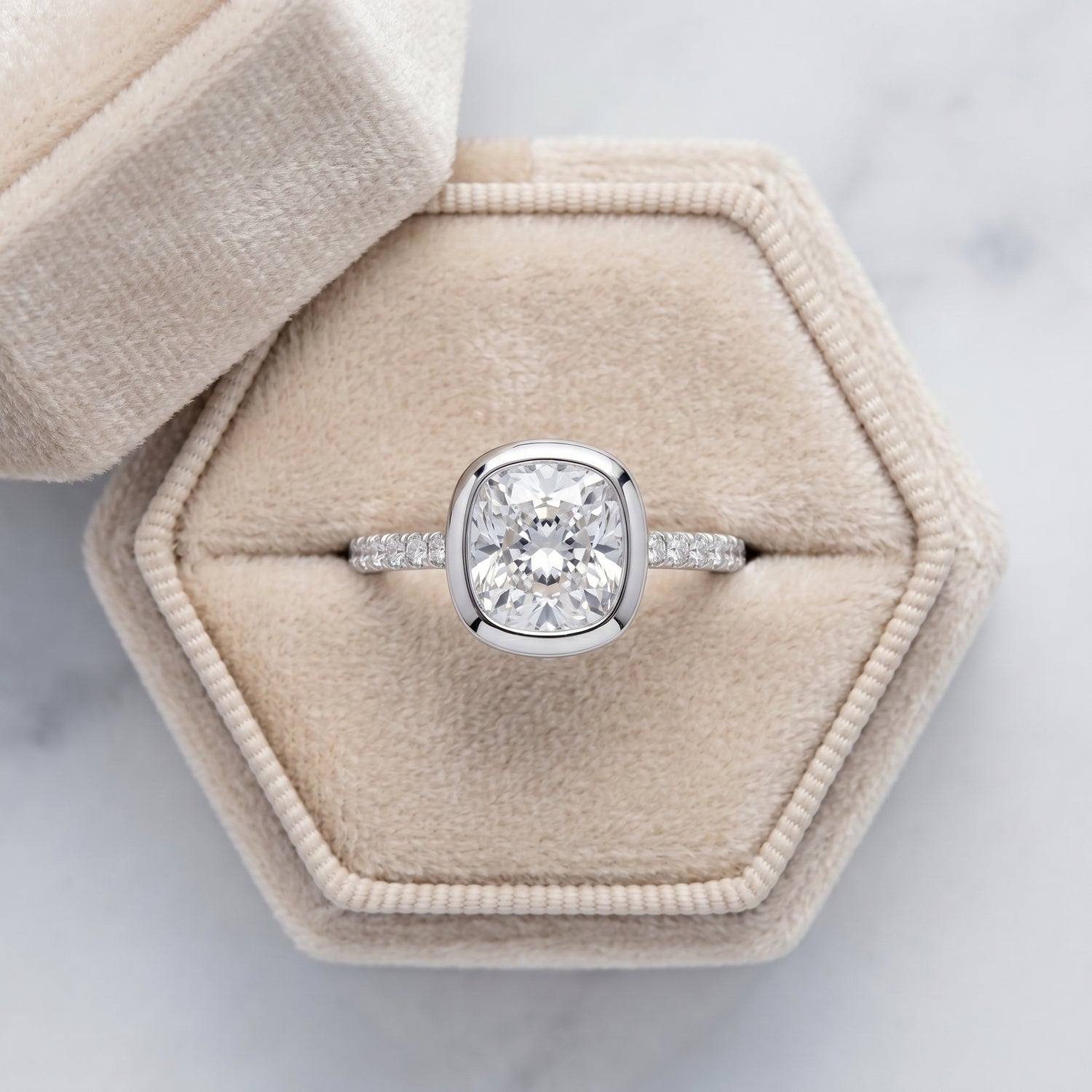 The Signature Bezel — Cushion