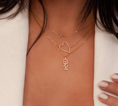 Date/Number Necklace