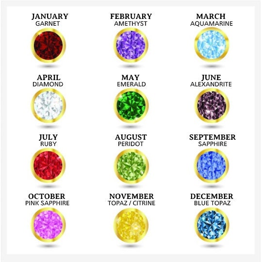 Birthstone Initial Necklace / 14k Gold Personalized Birthstone Initial Necklace / Layered Necklace / Birthday or Anniversary Gift