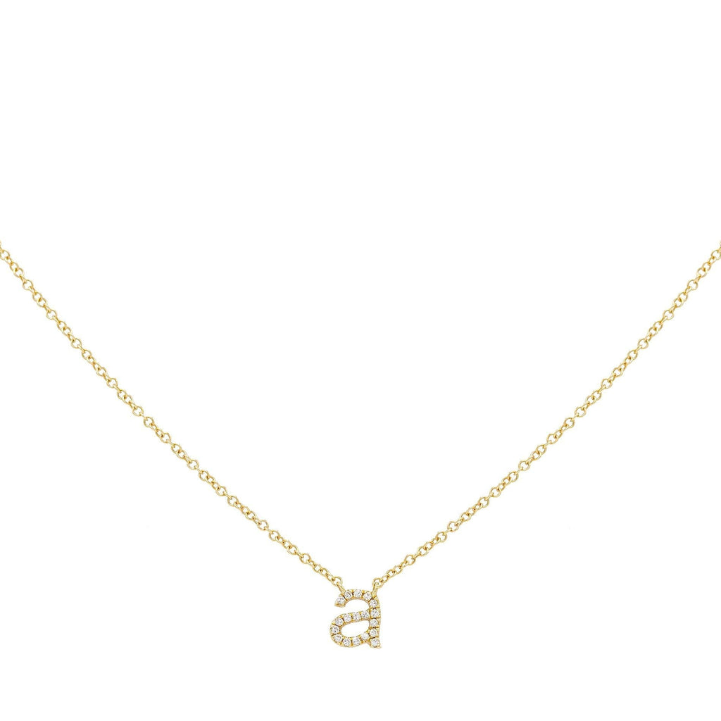 Diamond Initial Necklace