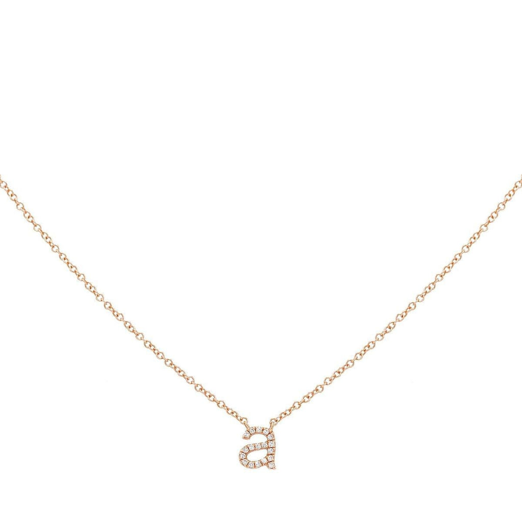 Diamond Initial Necklace