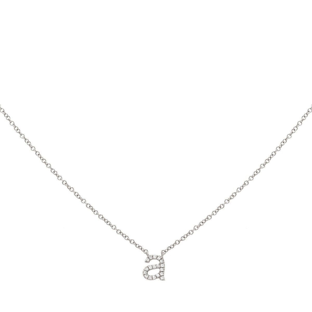 Diamond Initial Necklace