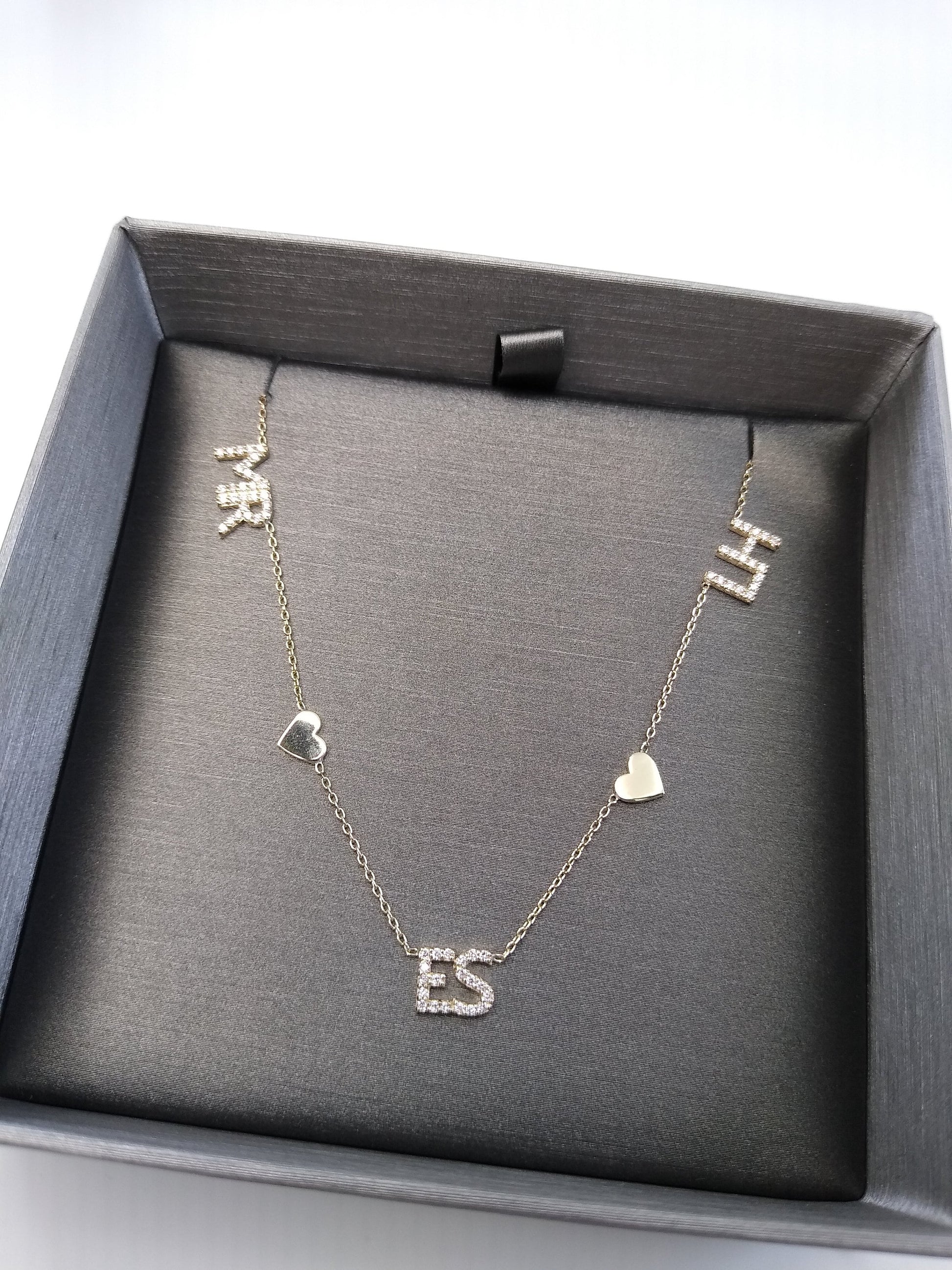 Diamond Initial Necklace
