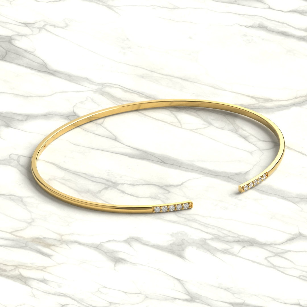 Diamond Cuff Bangle
