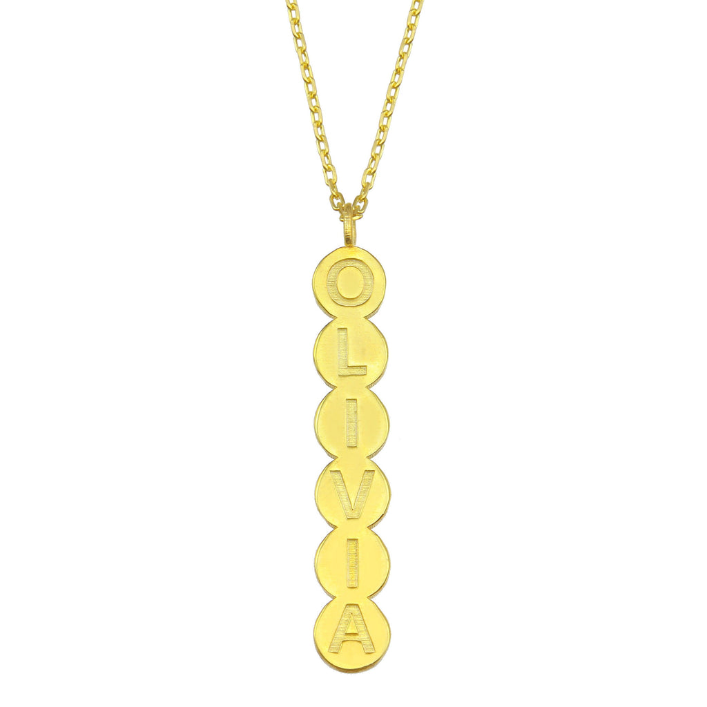 Gold Initial Necklace / 14k Gold Personalized Initial Necklace /14 K Gold Name Necklace / Birthday Gift / Anniversary Gift / Graduation Gift