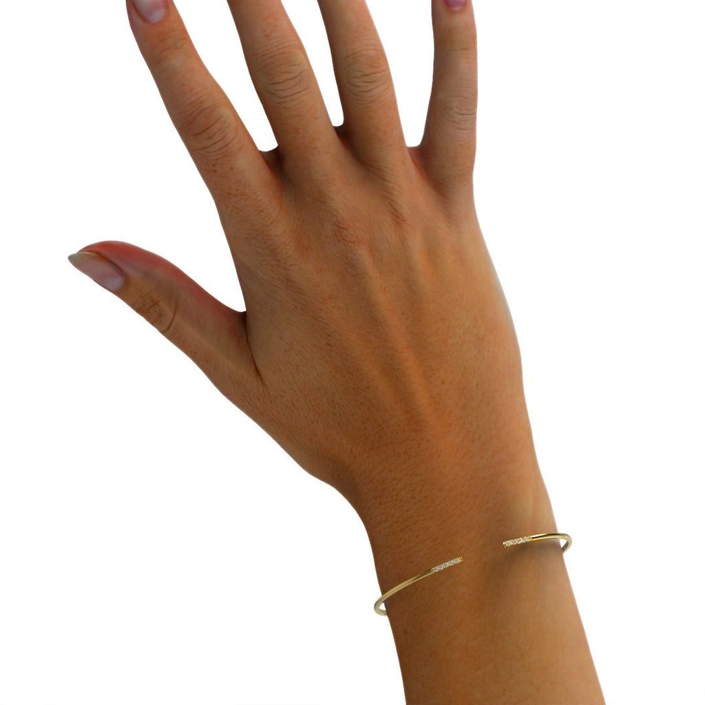 Diamond Cuff Bangle