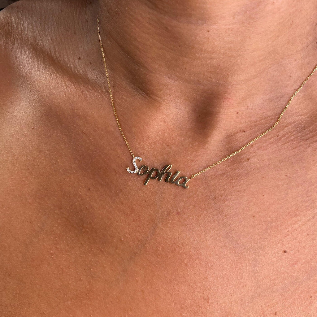 Diamond Name Necklace