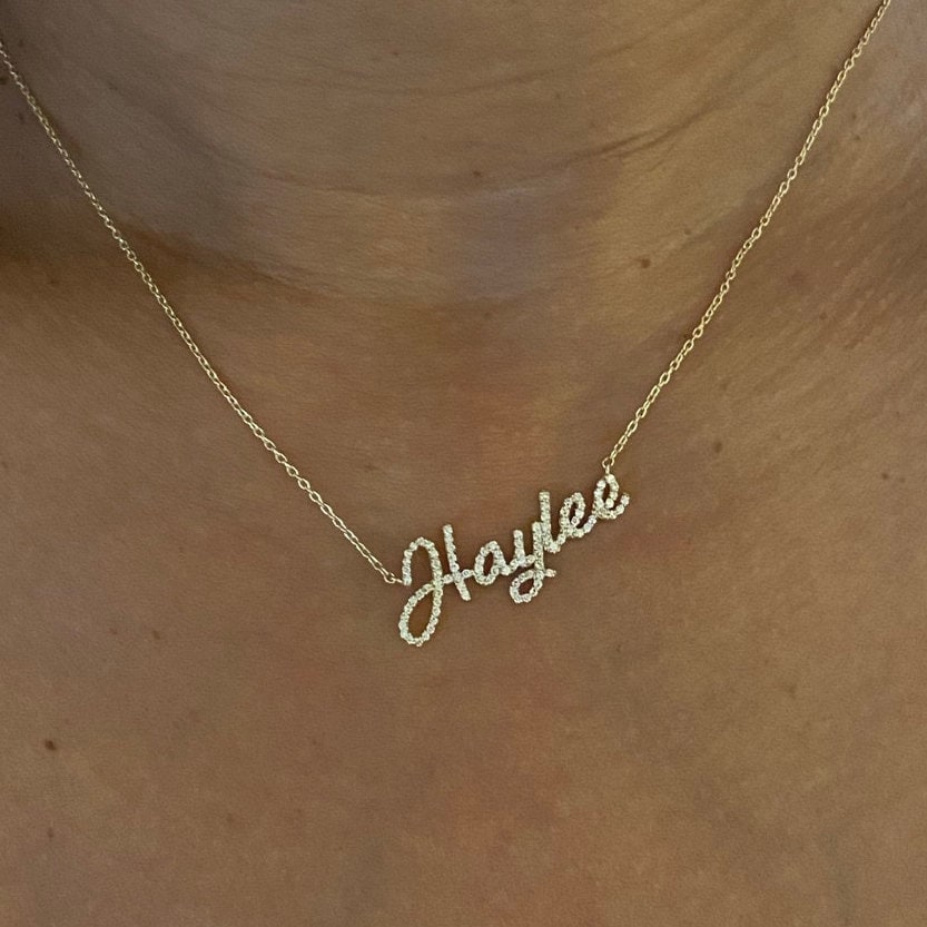 Diamond Name Necklace