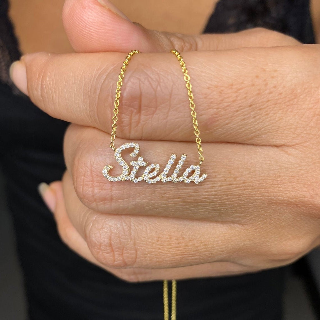 Diamond Name Necklace