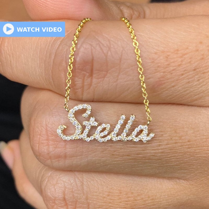 Diamond Name Necklace