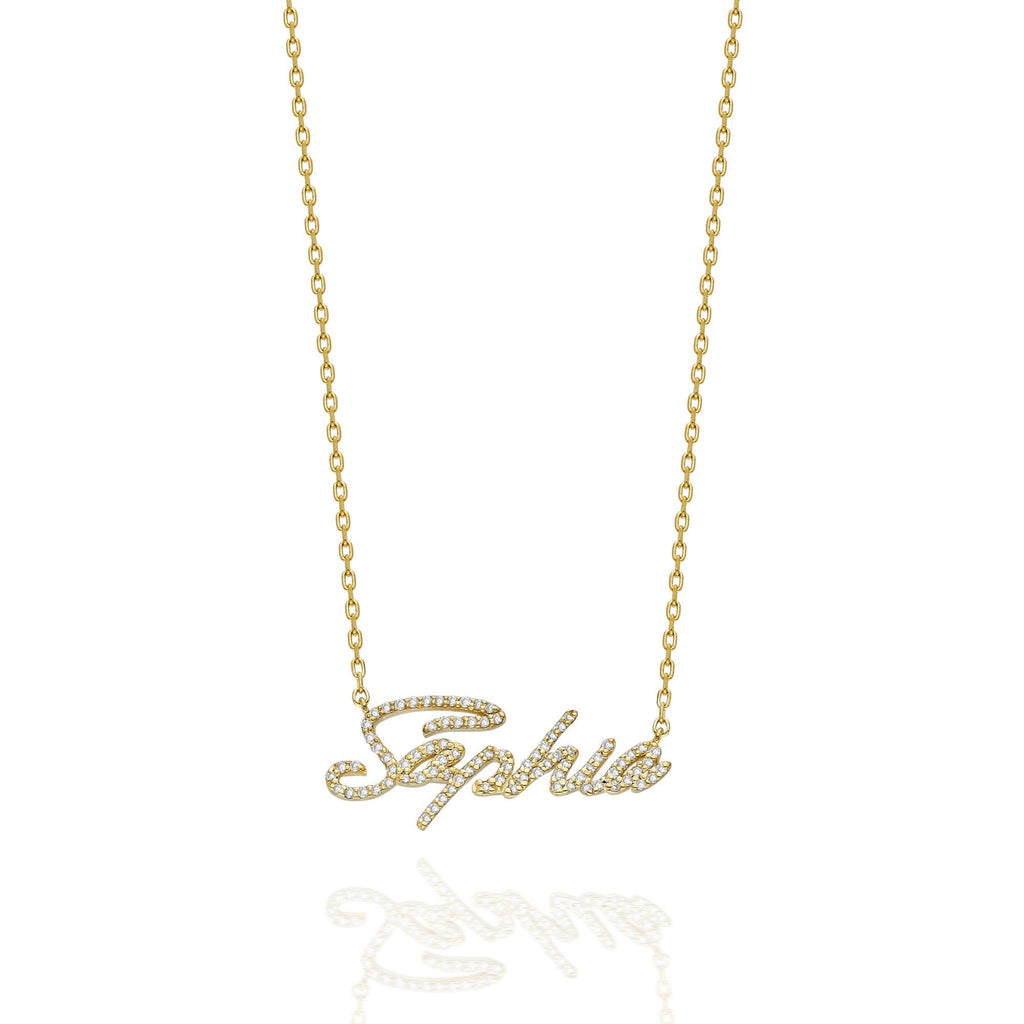 Diamond Name Necklace