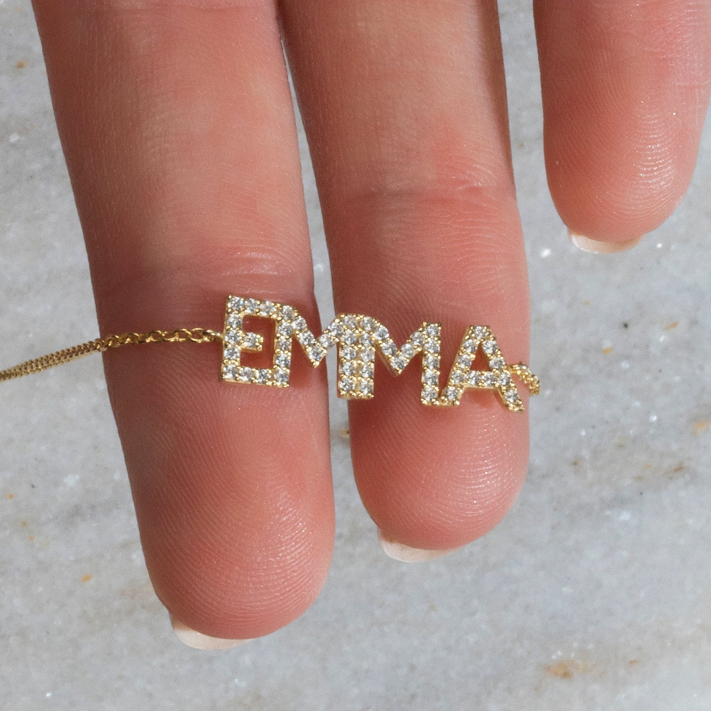 Diamond Name Bracelet