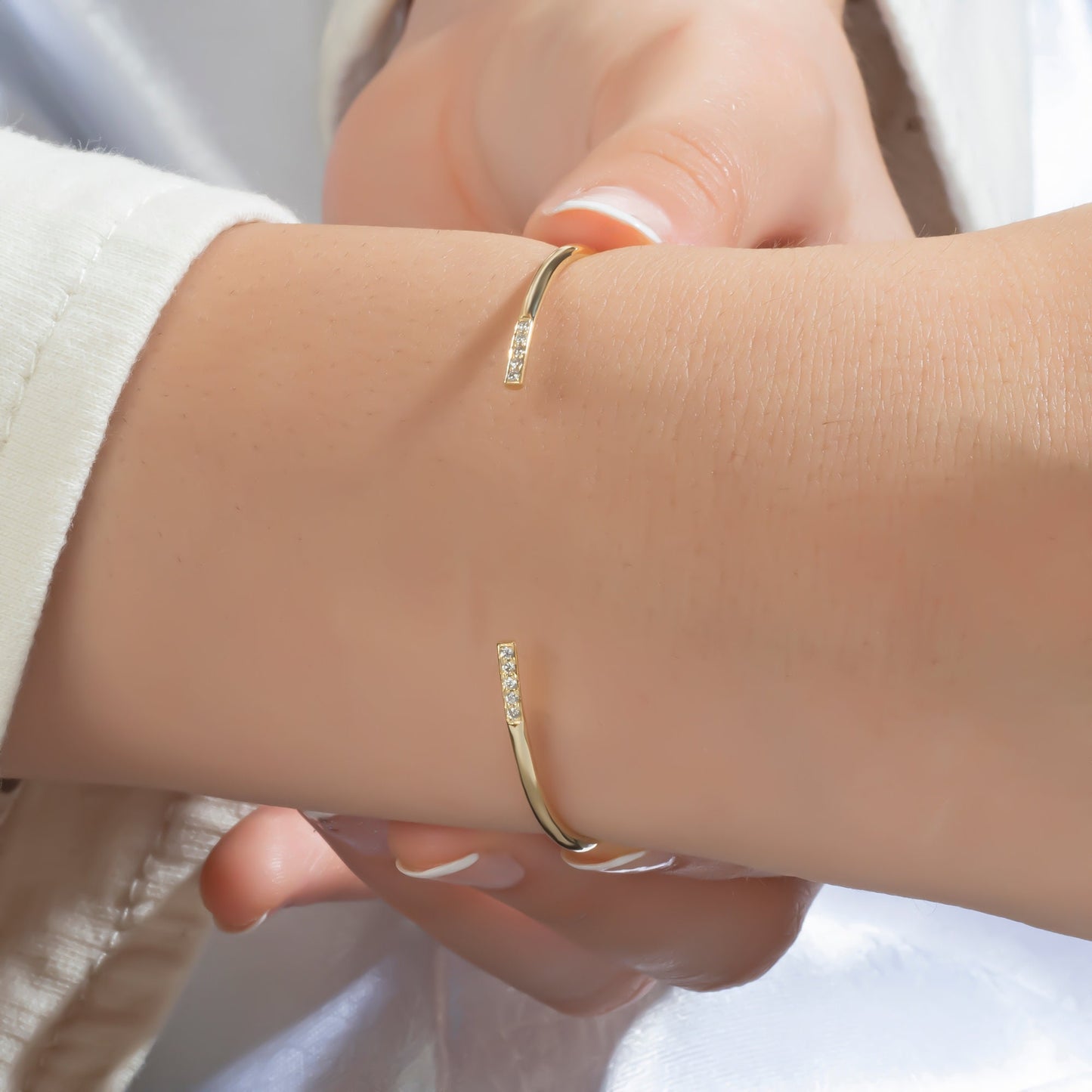 Diamond Cuff Bangle