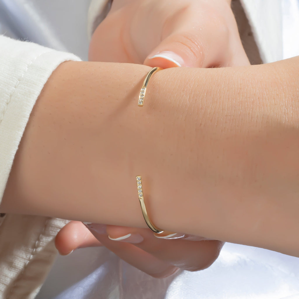 Diamond Cuff Bangle
