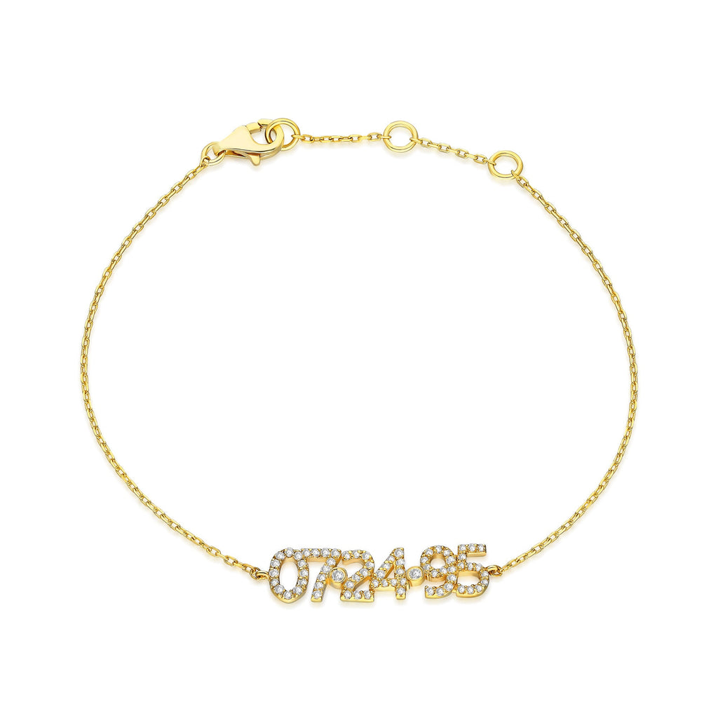Diamond Date Bracelet