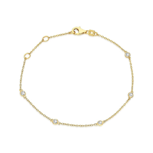 Diamond By the Yard Bracelet Station Bracelet