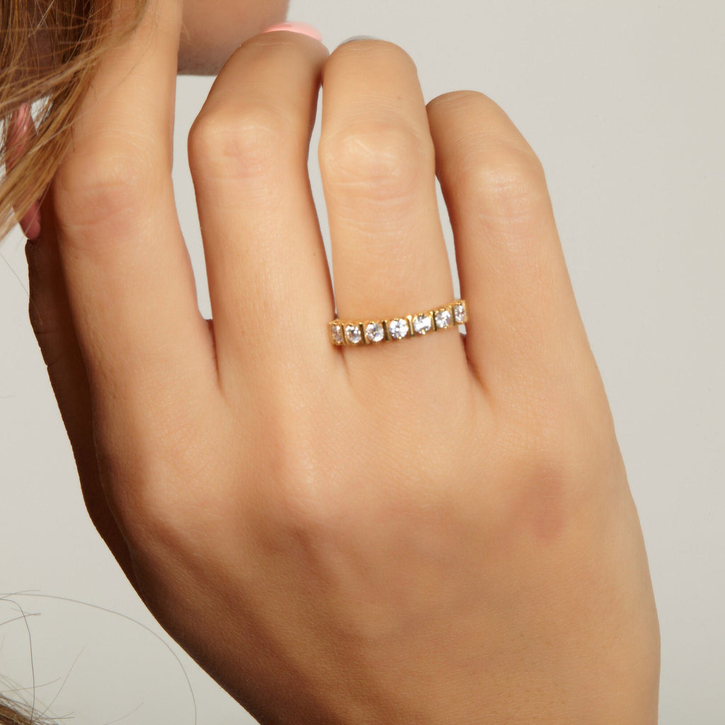 Half Eternity Diamond Wedding Band