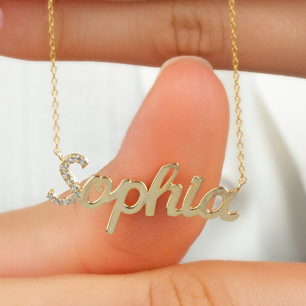 Diamond Name Necklace