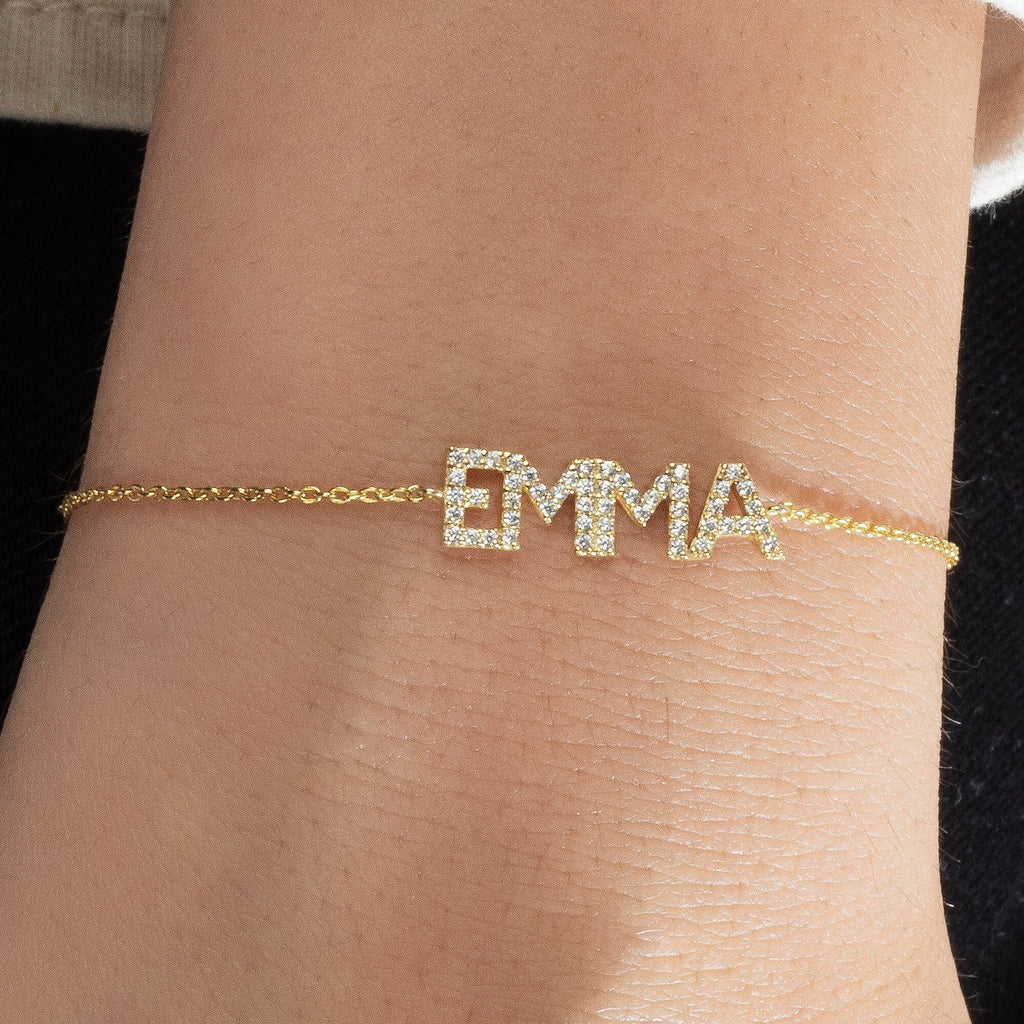 Diamond Name Bracelet