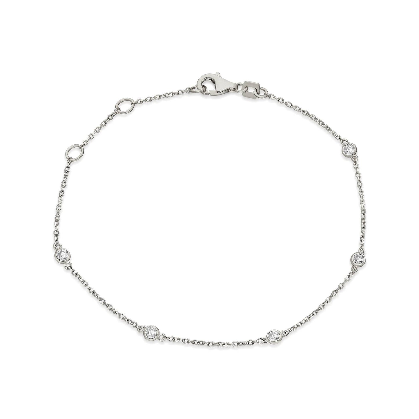 Diamond By the Yard Bracelet Station Bracelet
