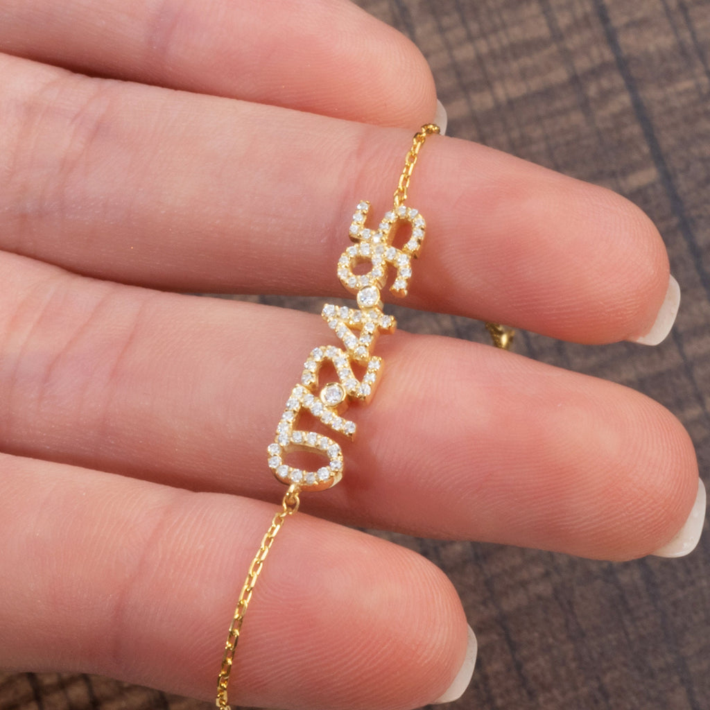 Diamond Date Bracelet