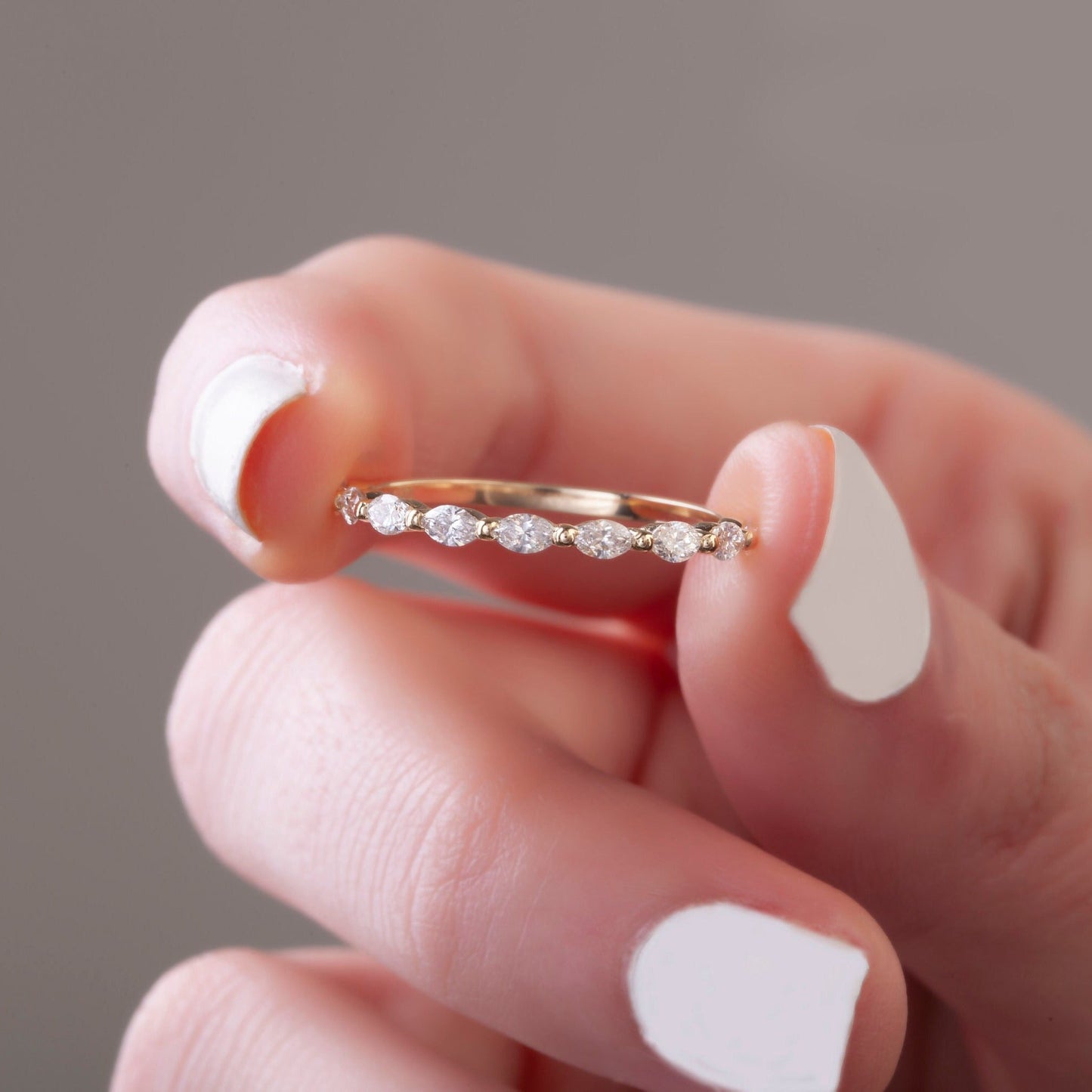 Marquise Diamond Accent Ring
