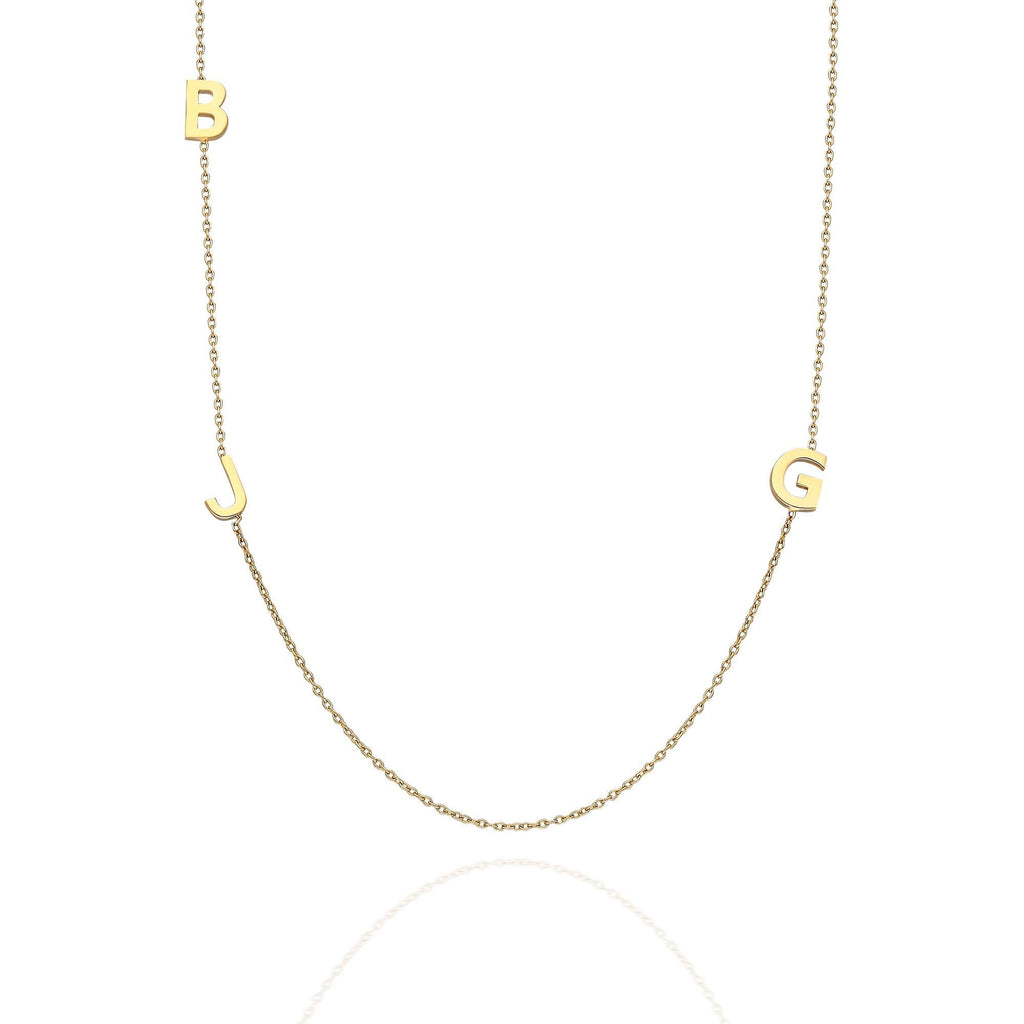 Gold Initial Necklace