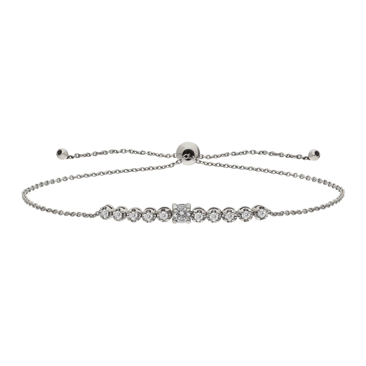 Diamond Bolo Tennis Bracelet / Diamond Bolo Bracelet / Dainty Diamond Bracelet / Holiday Gift / Birthday