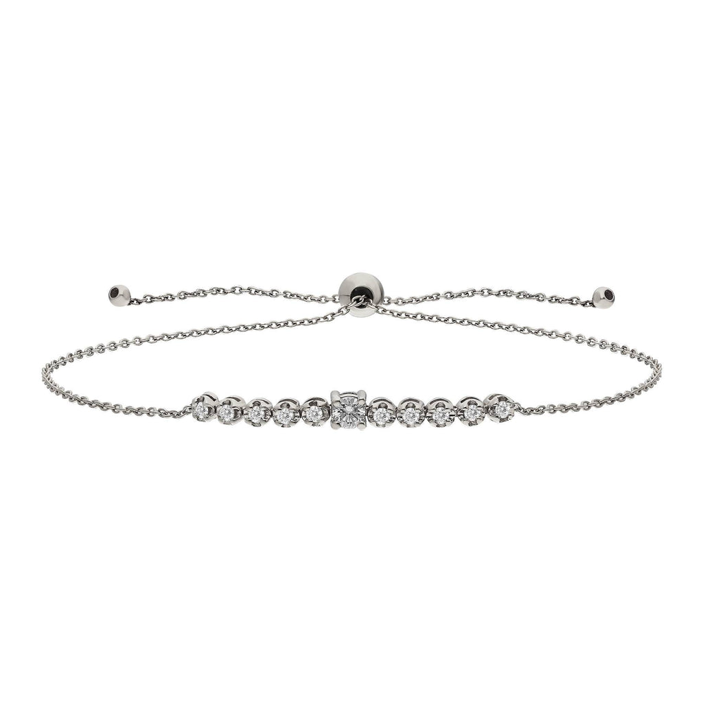 Diamond Bolo Tennis Bracelet / Diamond Bolo Bracelet / Dainty Diamond Bracelet / Holiday Gift / Birthday