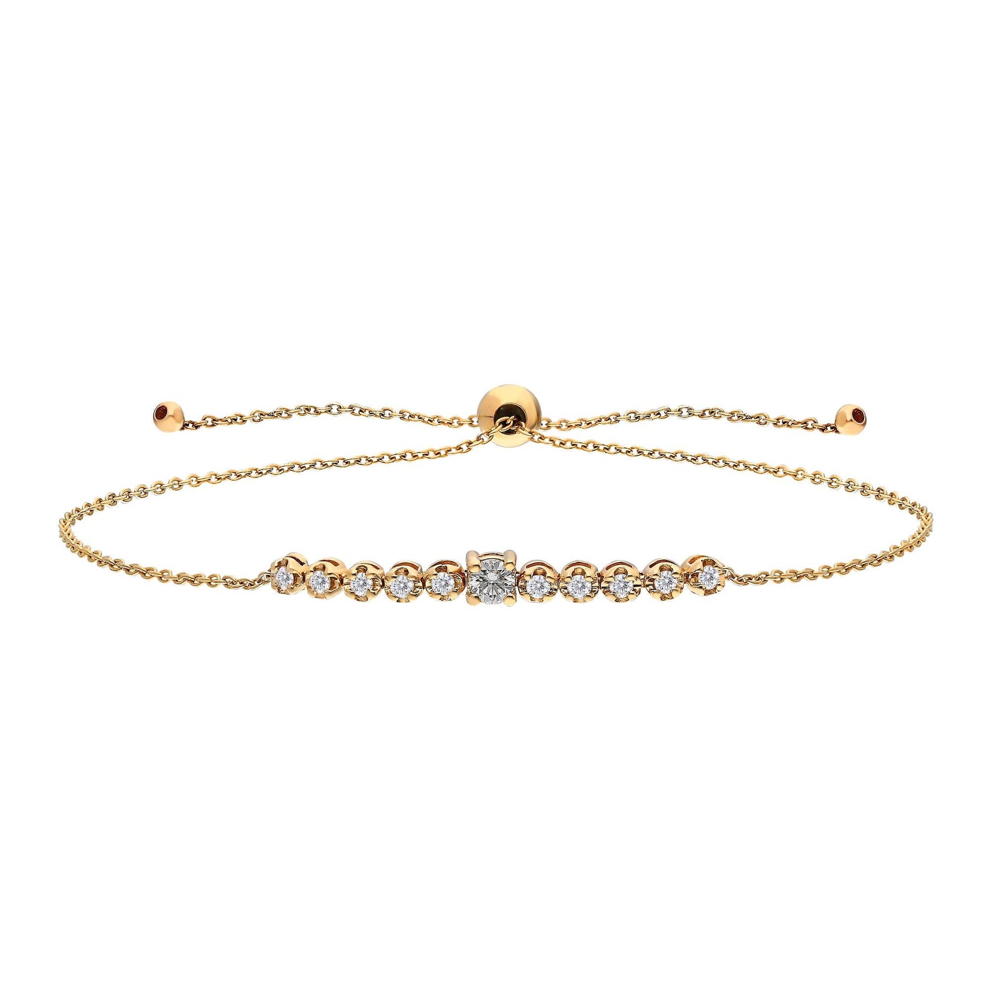 Diamond Bolo Tennis Bracelet / Diamond Bolo Bracelet / Dainty Diamond Bracelet / Holiday Gift / Birthday