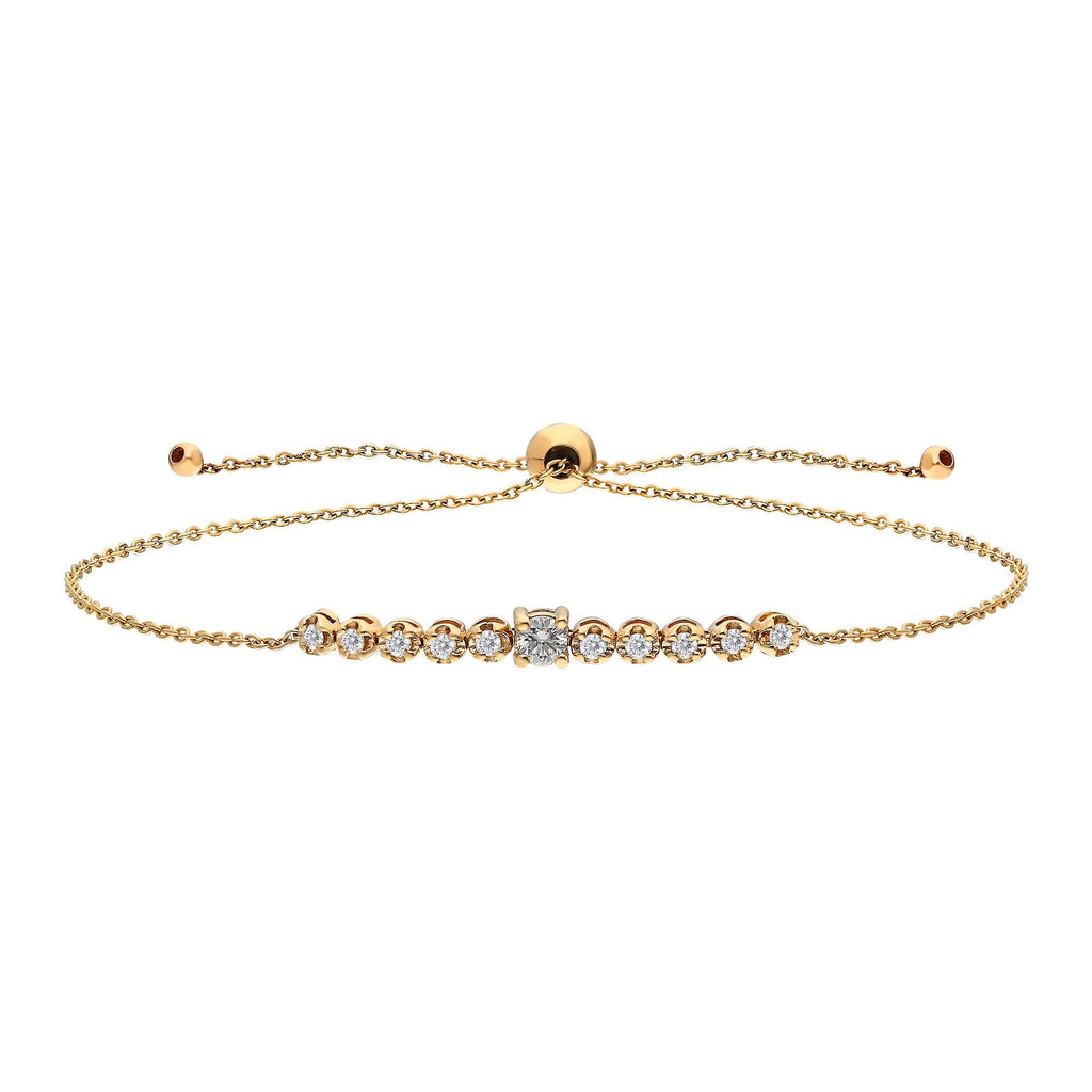 Diamond Bolo Tennis Bracelet / Diamond Bolo Bracelet / Dainty Diamond Bracelet / Holiday Gift / Birthday