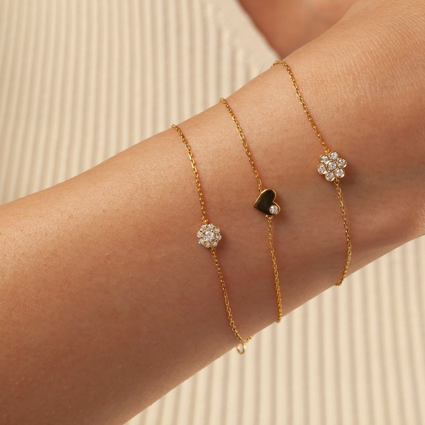 Diamond Halo Bracelet