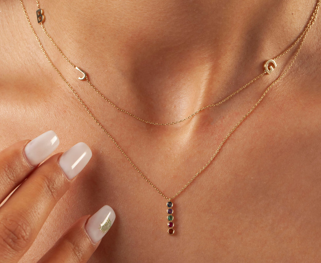 Gold Initial Necklace