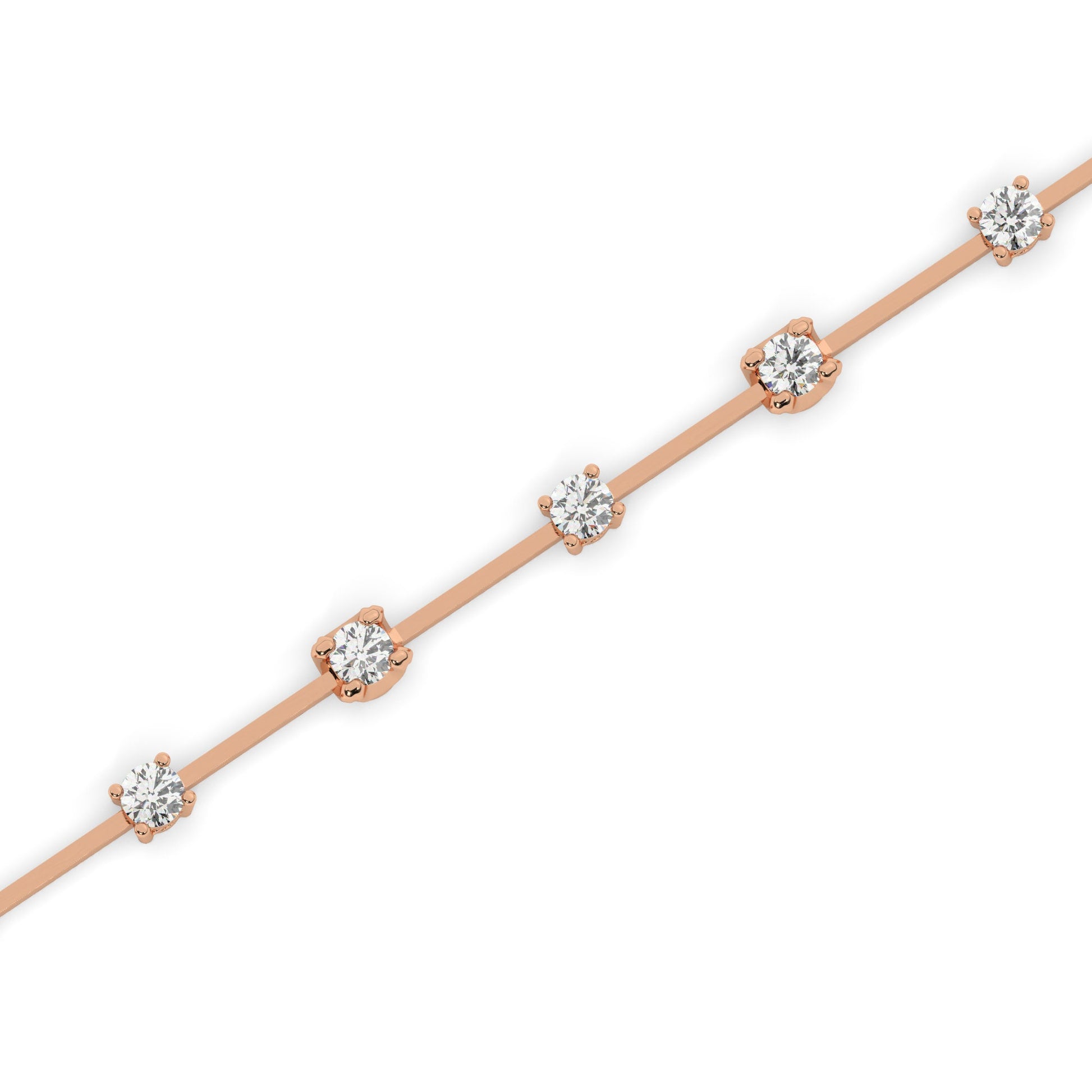 Diamond Spaced out Tennis Bracelet