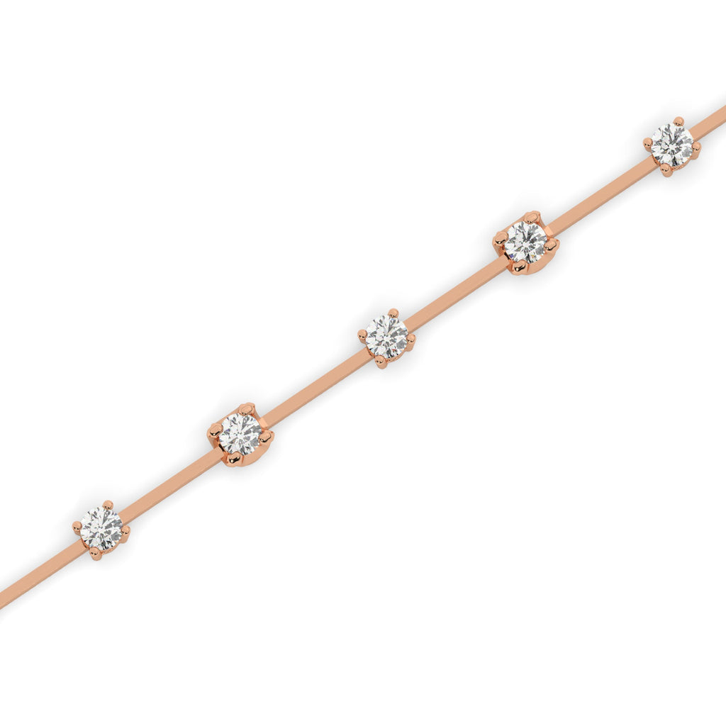 Diamond Spaced out Tennis Bracelet