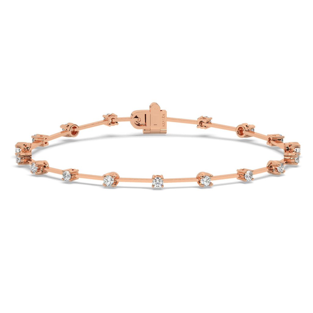 Diamond Spaced out Tennis Bracelet