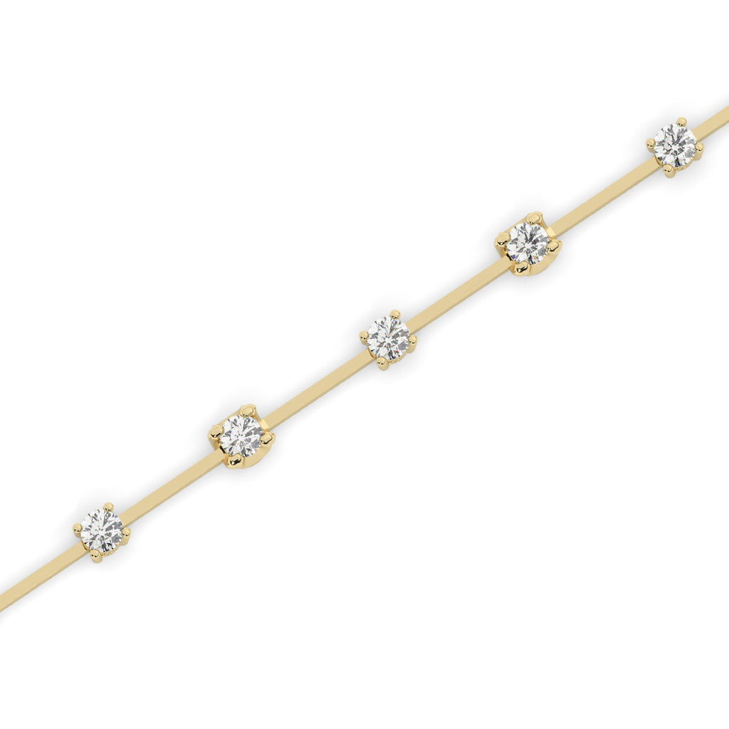 Diamond Spaced out Tennis Bracelet