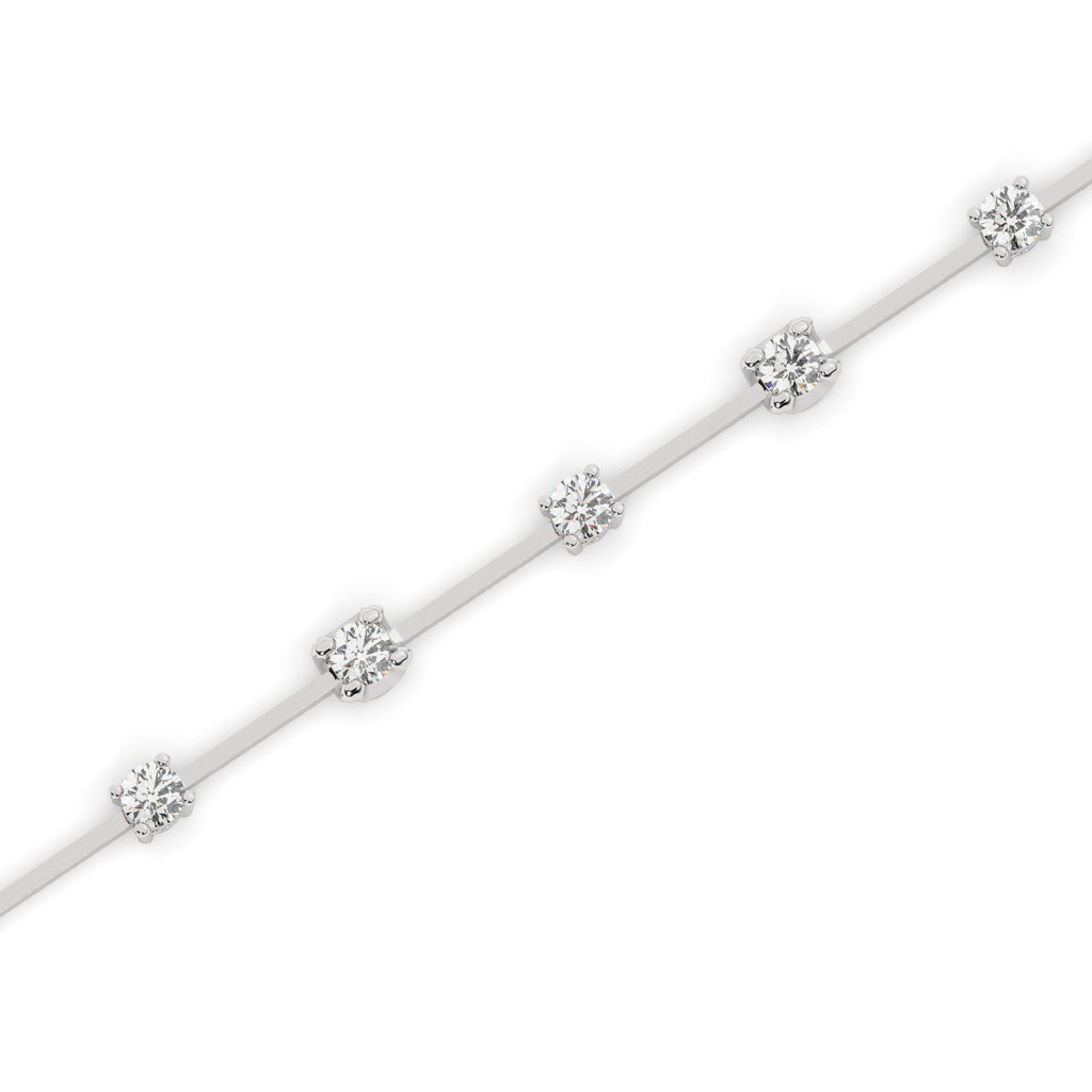 Diamond Spaced out Tennis Bracelet