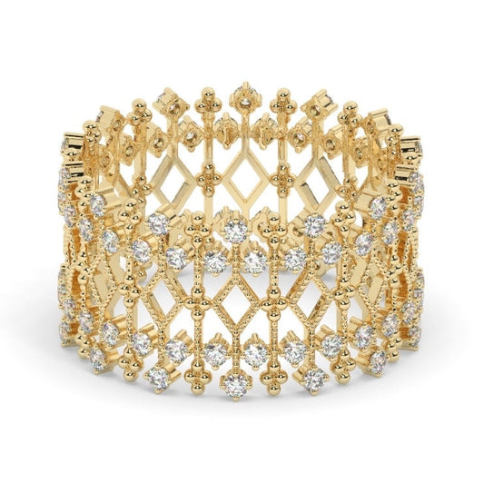 Unique Diamond Wedding Ring
