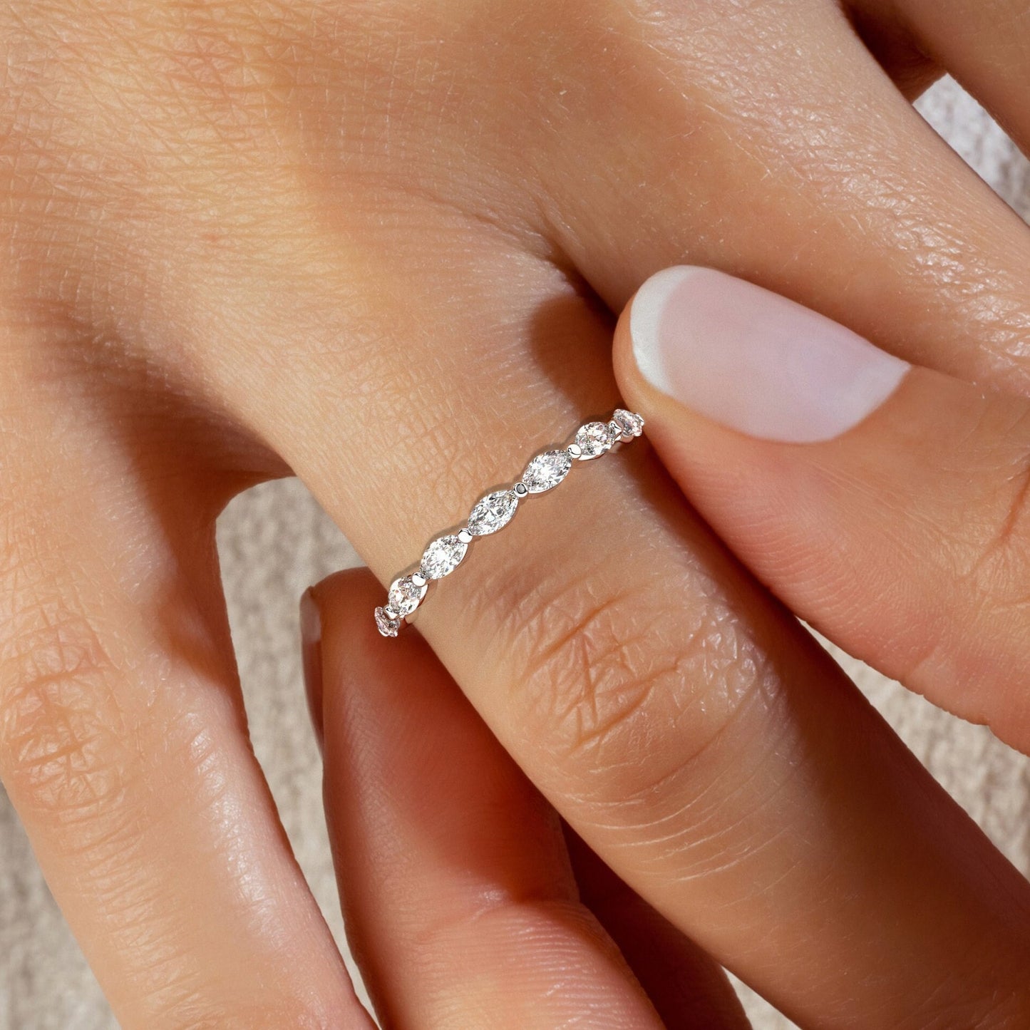 Marquise Diamond Accent Ring