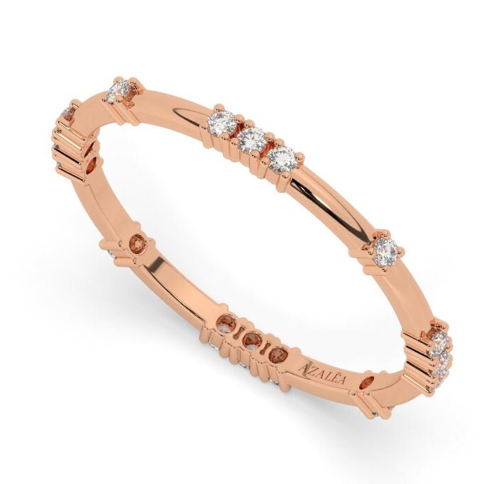 Round Diamond Eternity Band