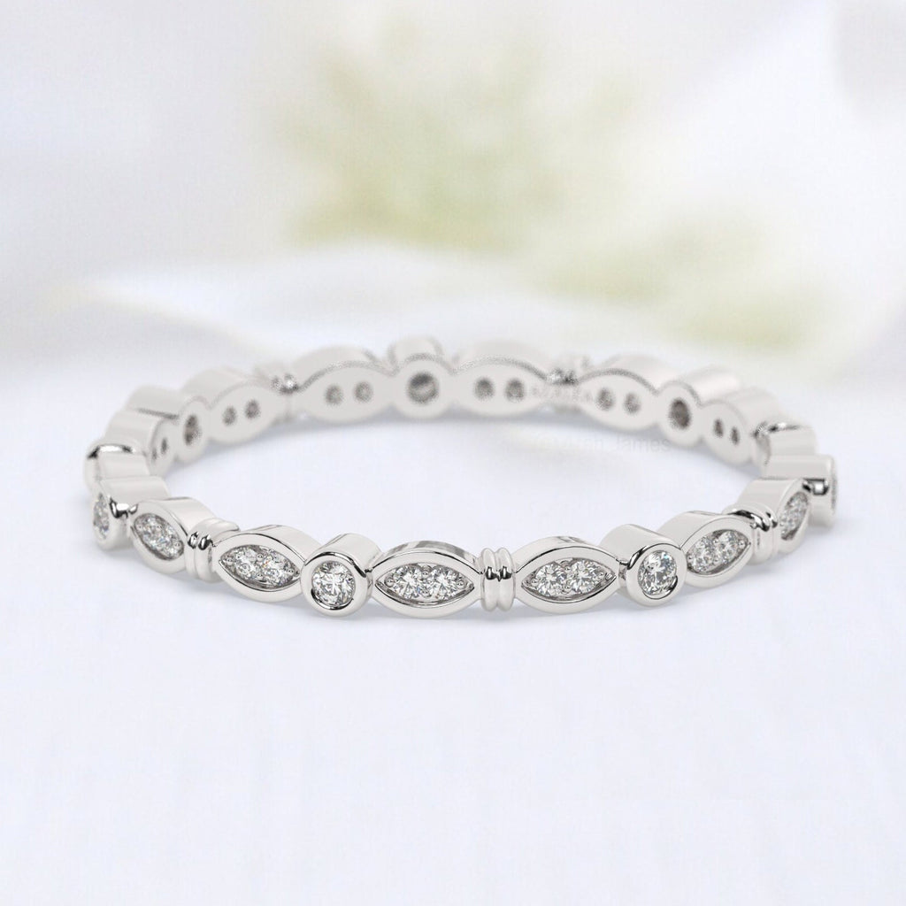 Bezel Diamond Eternity Band