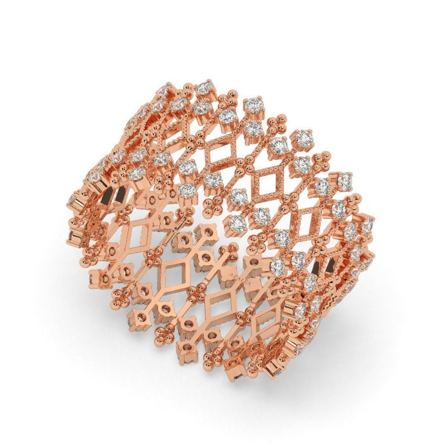 Unique Diamond Wedding Ring