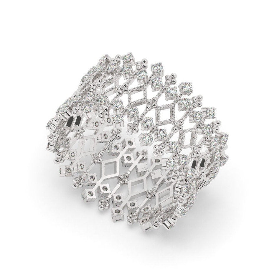 Unique Diamond Wedding Ring